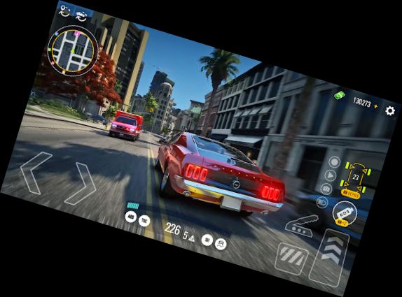 Гонки на реальных автомобилях в городе 3D