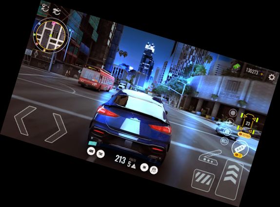 Гонки на реальных автомобилях в городе 3D