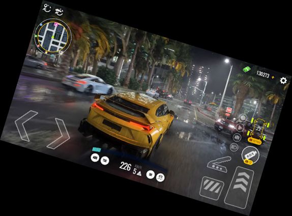 Гонки на реальных автомобилях в городе 3D