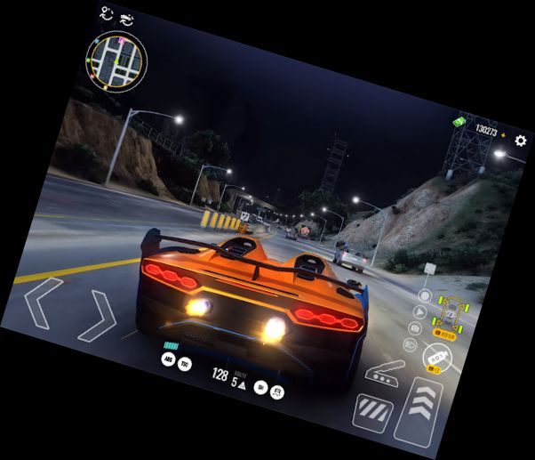 Гонки на реальных автомобилях в городе 3D