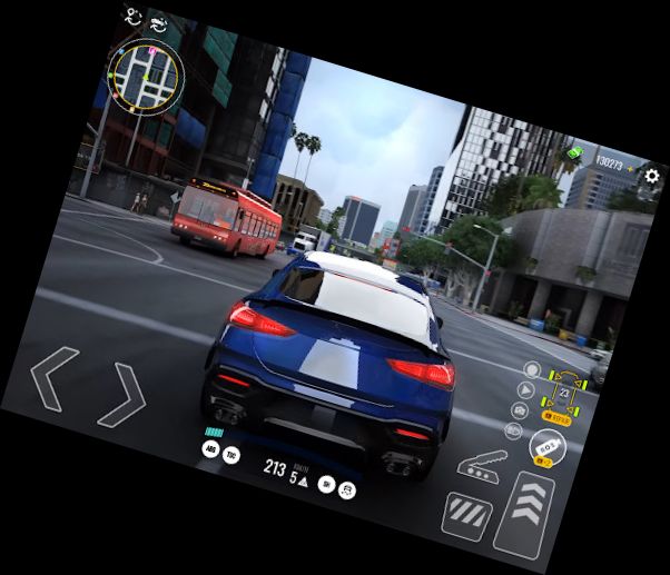 Гонки на реальных автомобилях в городе 3D