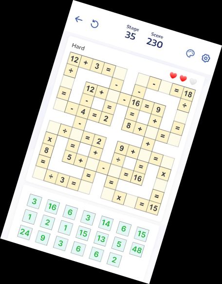 Crossmath - Math Puzzle Games