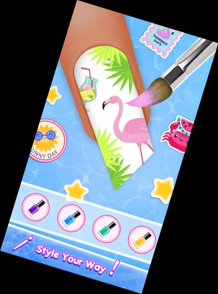 Girls Nail Salon - Nail Games