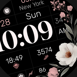 Simple Floral Watch Face