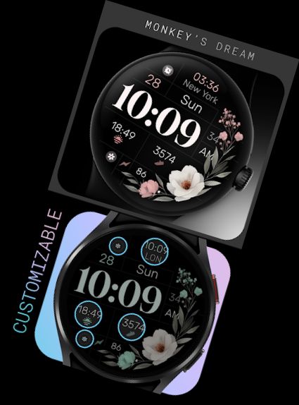 Simple Floral Watch Face