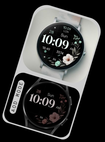 Simple Floral Watch Face