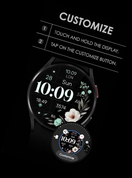 Simple Floral Watch Face