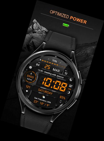 Cara de reloj militar WFP 129