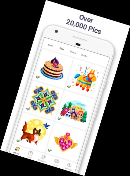 Pixel Art - Farbe nach Zahlen