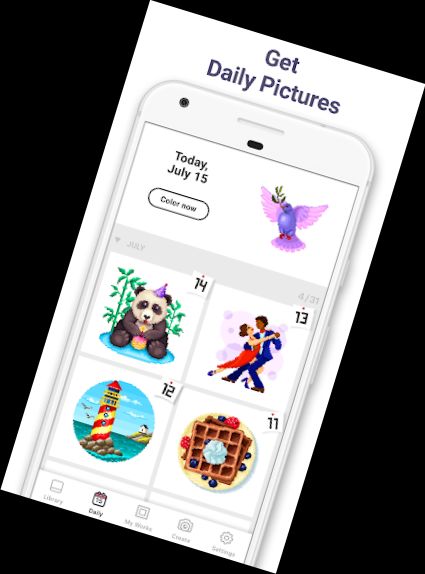 Pixel Art - Farbe nach Zahlen