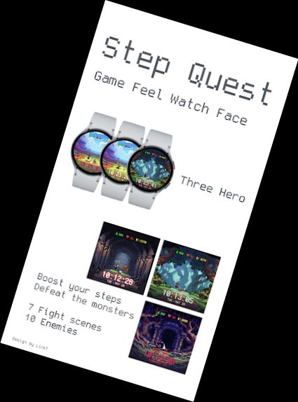 Step Quest Watch Face