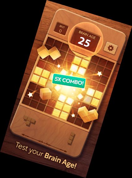 Woodoku - Rompecabezas de Bloques de Madera