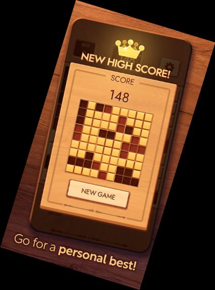 Woodoku - Rompecabezas de Bloques de Madera