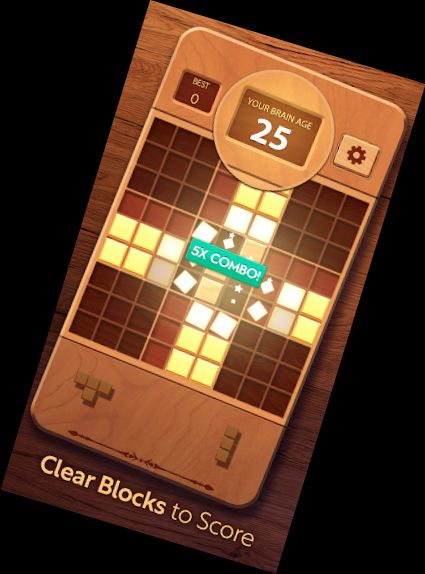 Woodoku - Rompecabezas de Bloques de Madera