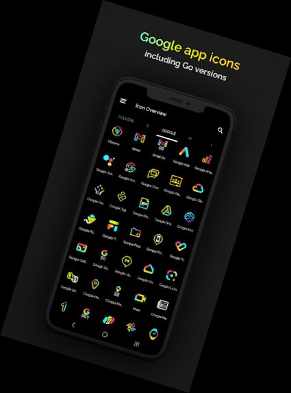 Retro Mode - Icon Pack (Neon)