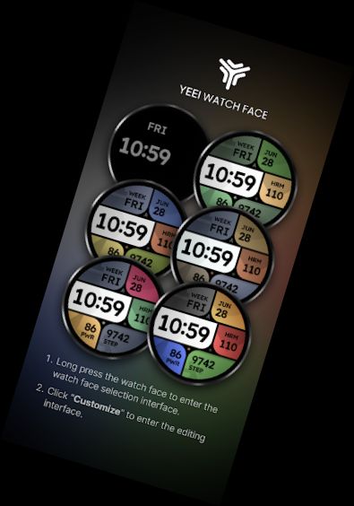 Colorful blocks Watch Face