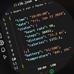 Cara de Reloj para Programadores