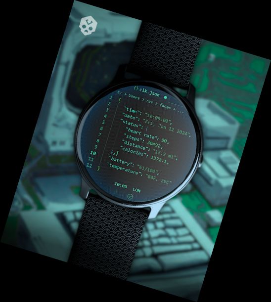 Cara de Reloj para Programadores