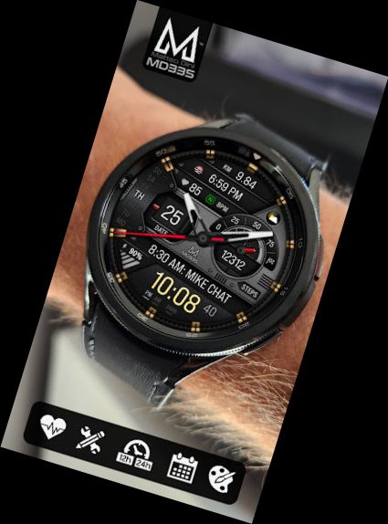 MD335 Hybrid watch face