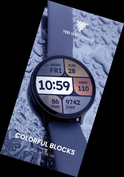 Раскрашенные блоки Watch Face