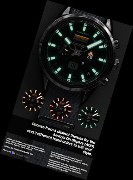 Reloj Táctico Militar ZULU