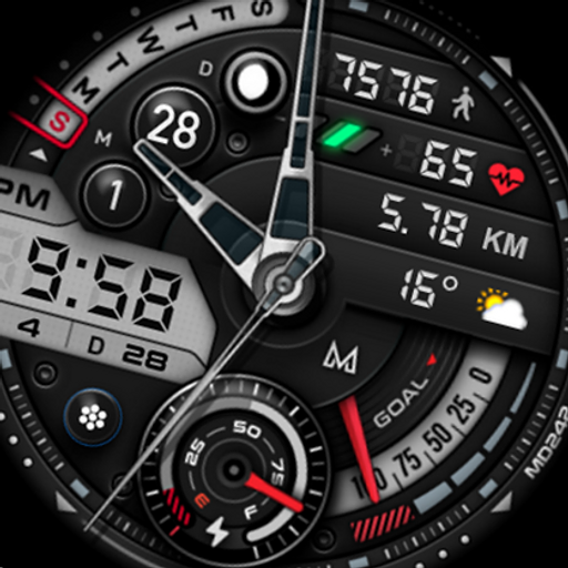 MD242 Hybrid watch face