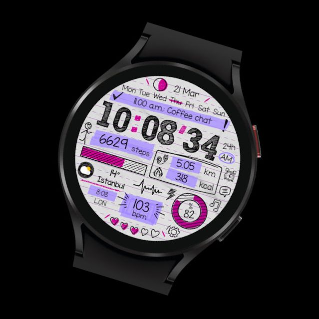 Paper of Time - Watch Face