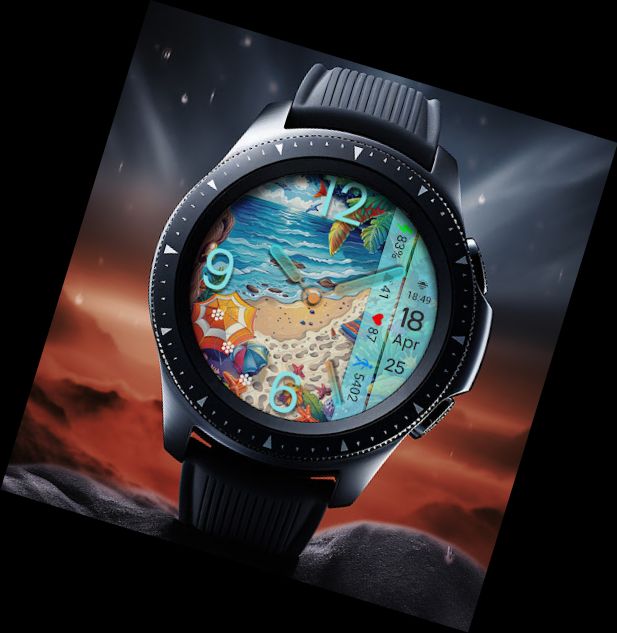 ART032 Summer Vibes Watch Face