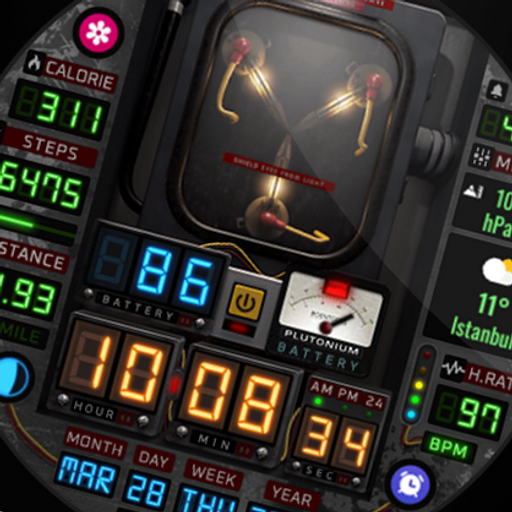 Back to the Future Watch Face