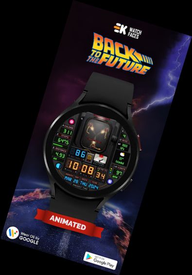 Back to the Future Watch Face