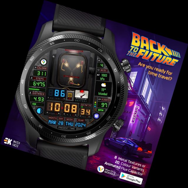 Back to the Future Watch Face