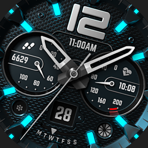 S4U Midnight Blue - watch face