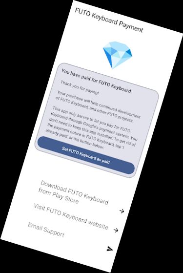 Payment for FUTO Keyboard