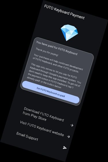 Payment for FUTO Keyboard