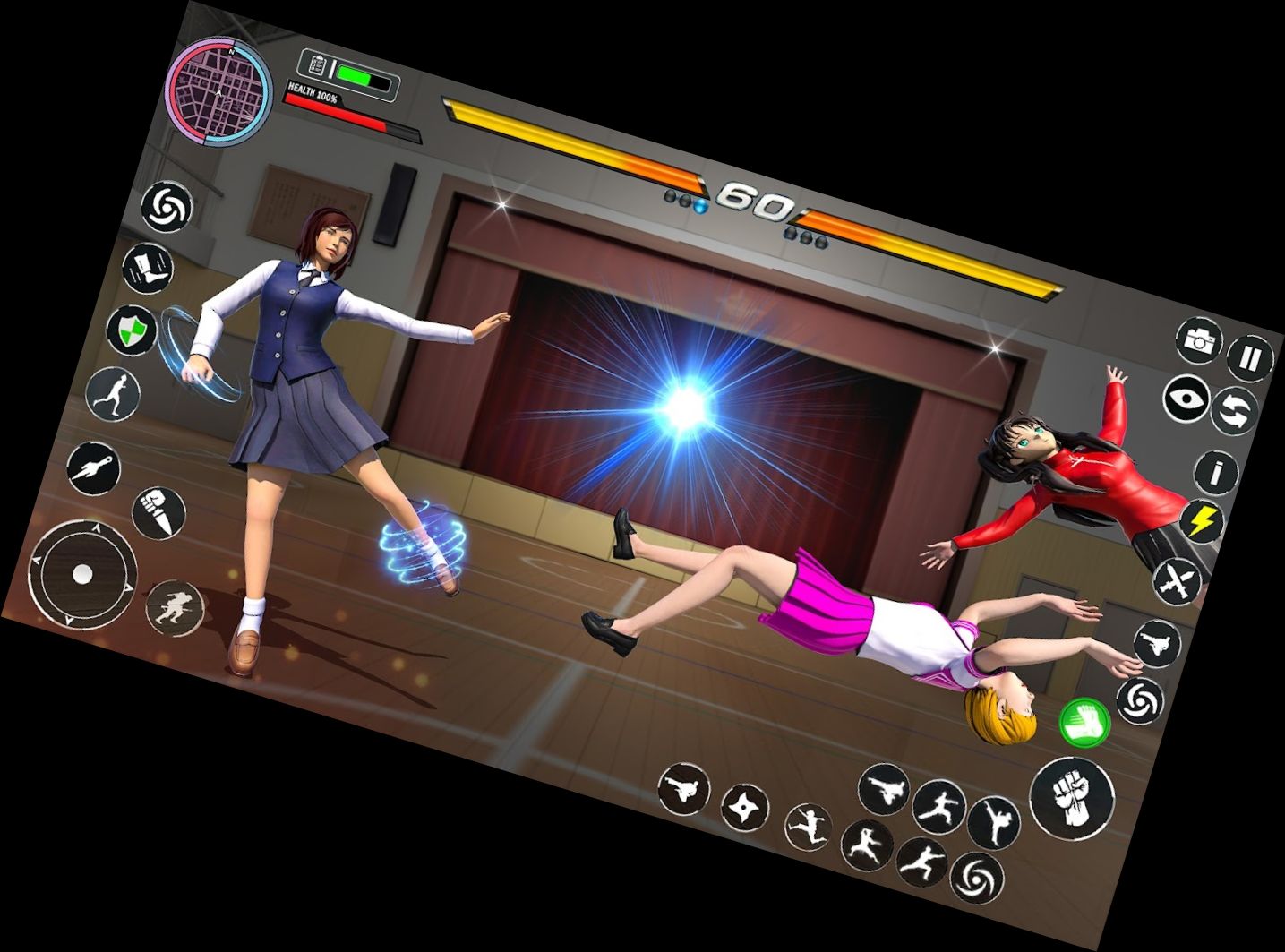 Аниме Школа: Бой Карате