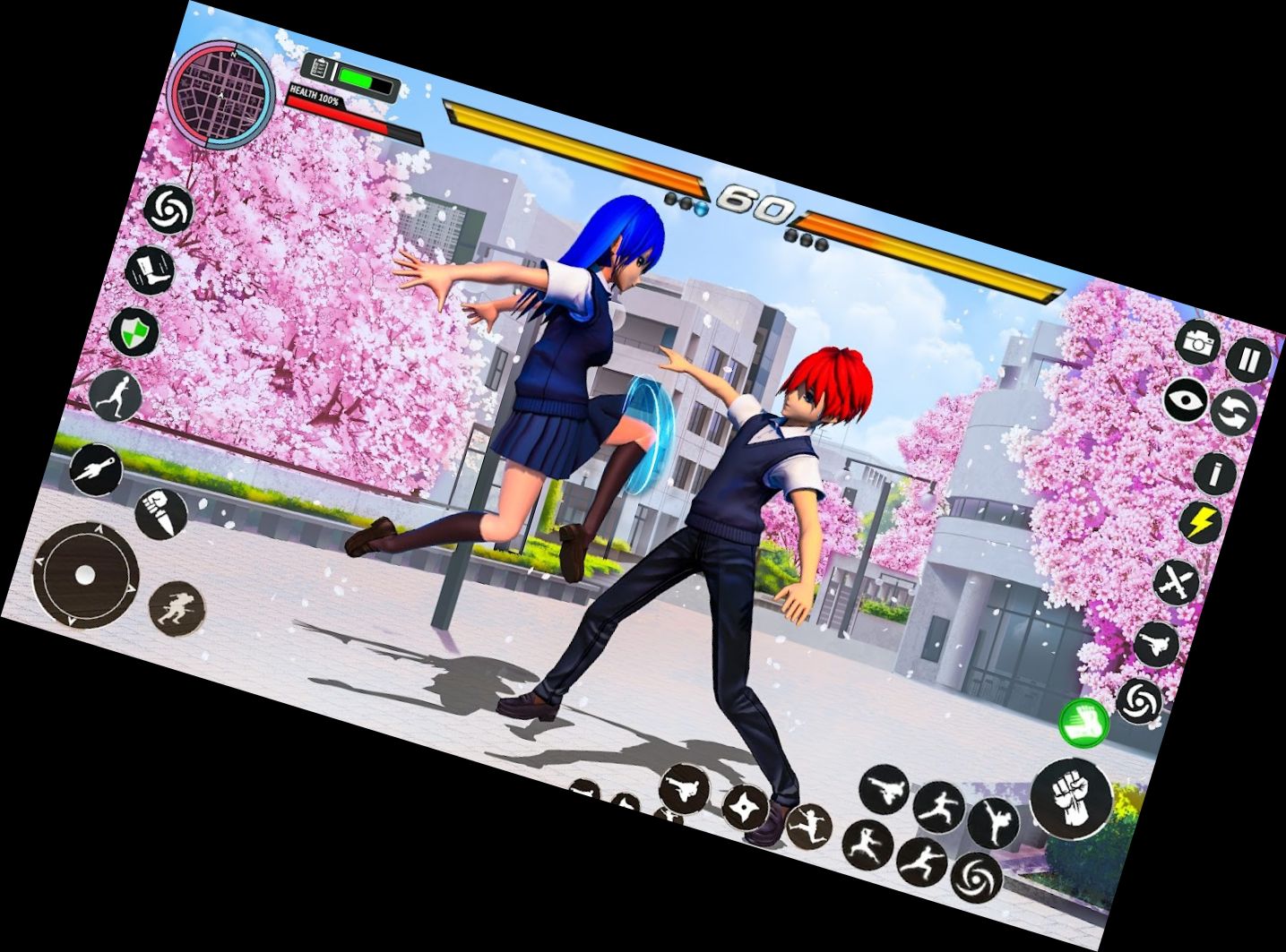 Аниме Школа: Бой Карате