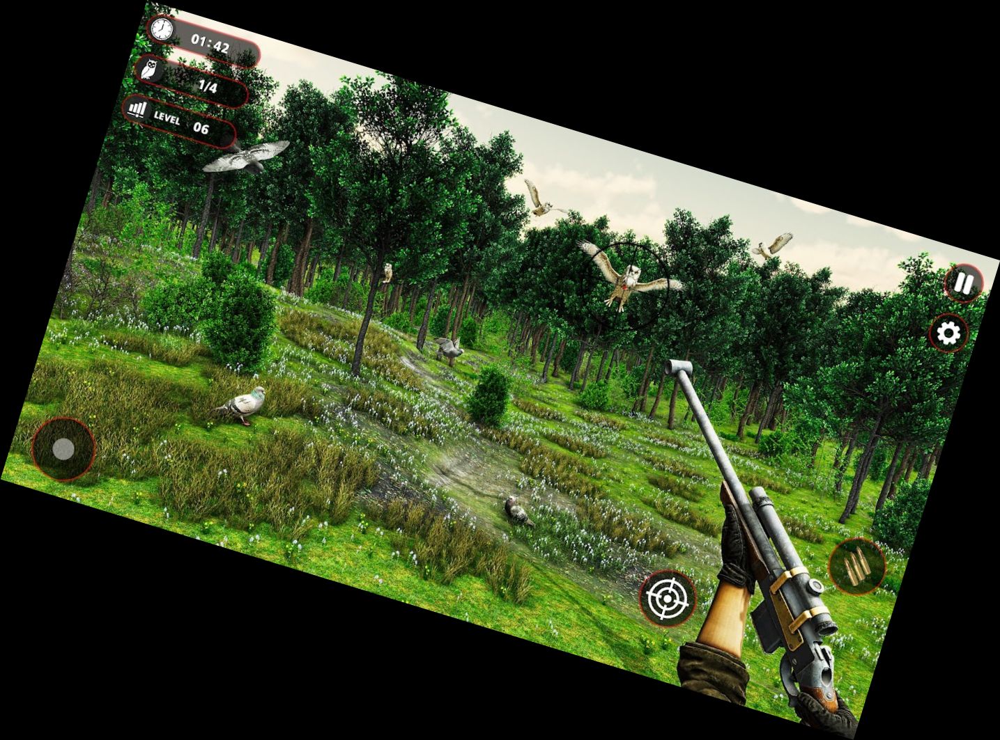 Охота на птиц Снайперская стр