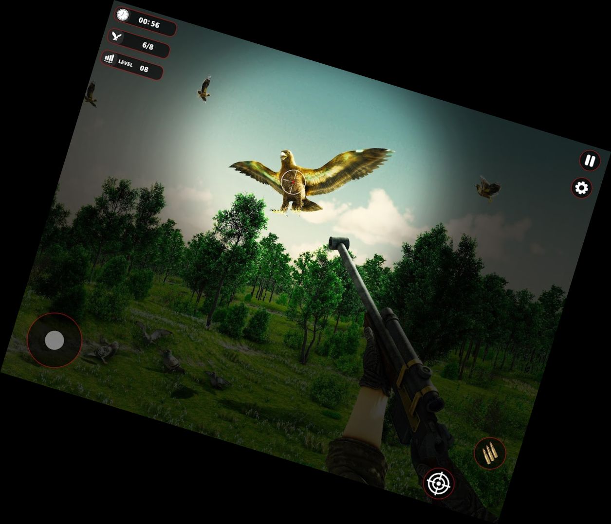 Caza de Aves Francotirador Dispar