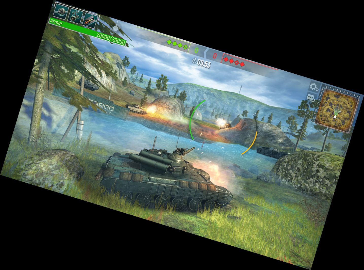 Armored Battle: Tank War Games