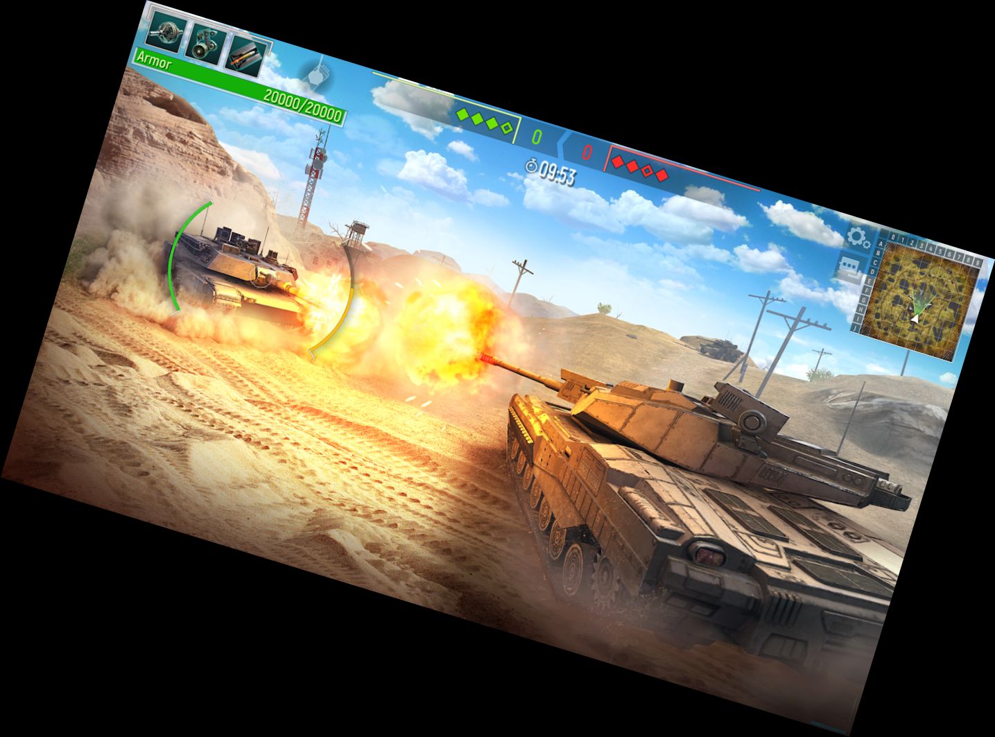 Armored Battle: Tank War Games