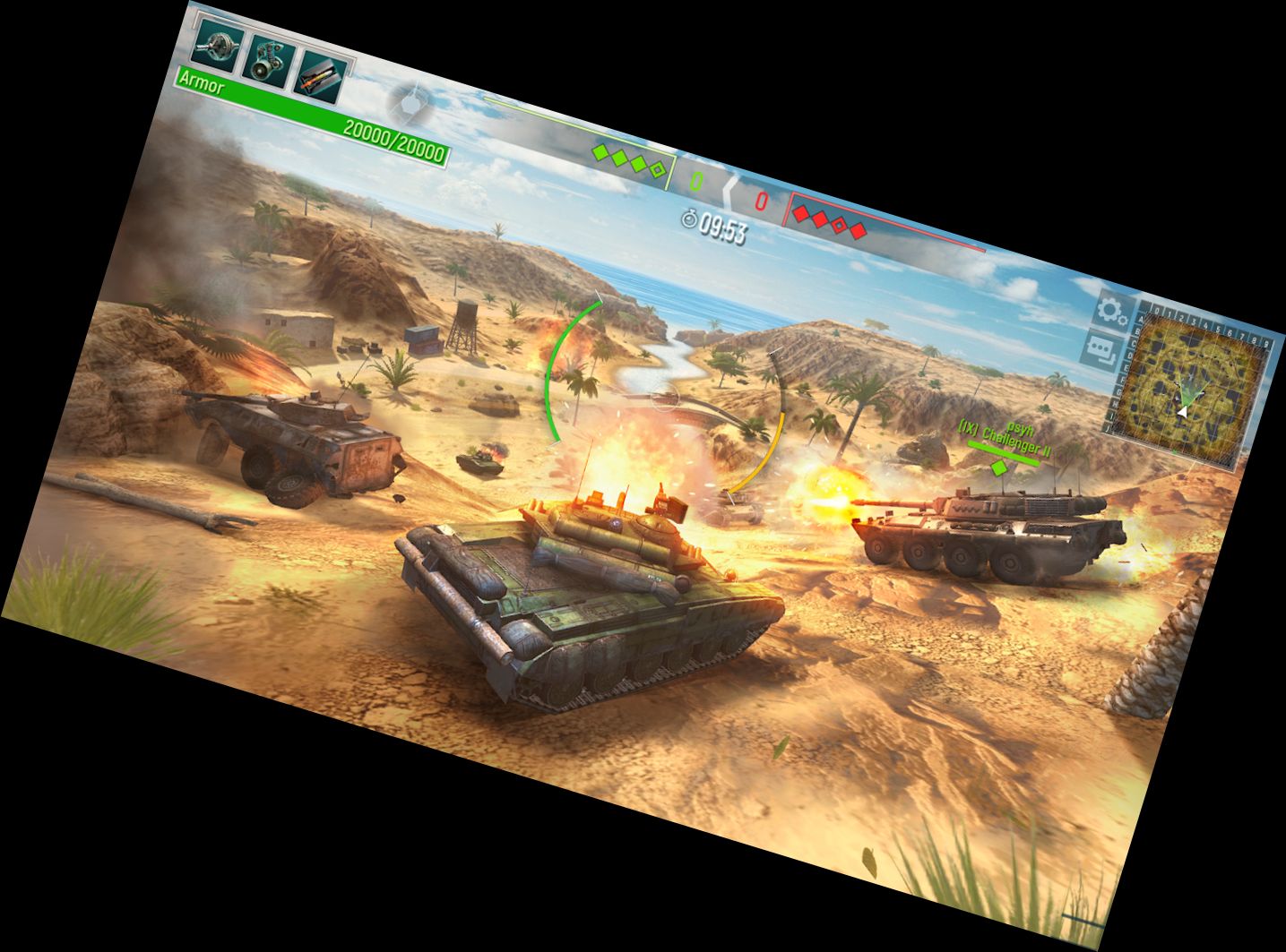 Armored Battle: Tank War Games