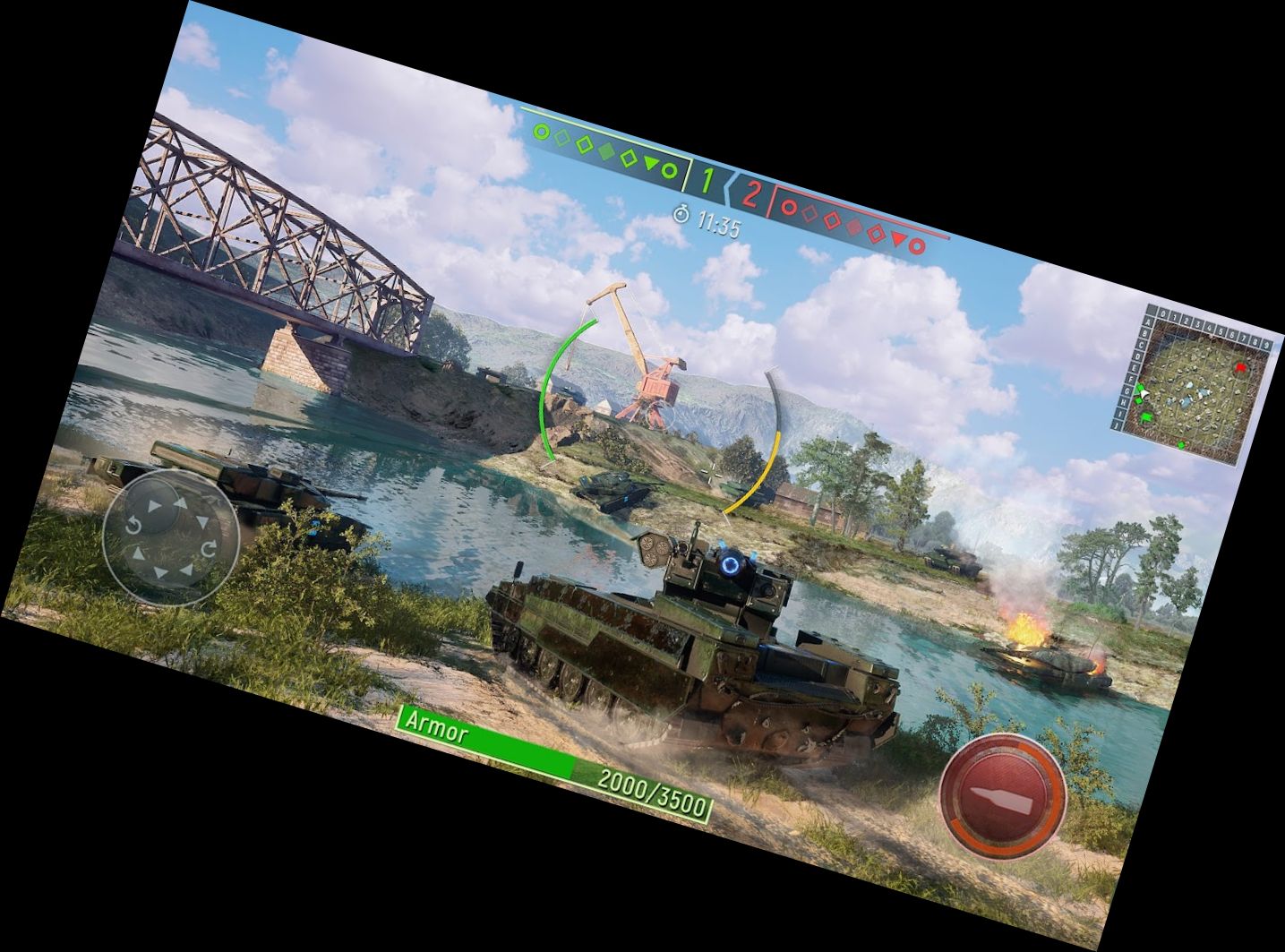 Armored Battle: Tank War Games