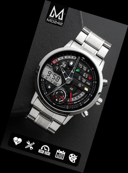 MD242 Hybrid watch face