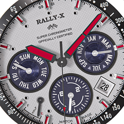 Rally-X R.T. Delta esfera del reloj