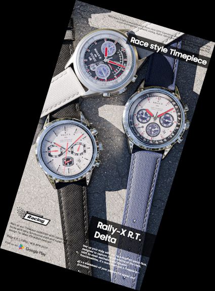 Rally-X R.T. Delta esfera del reloj