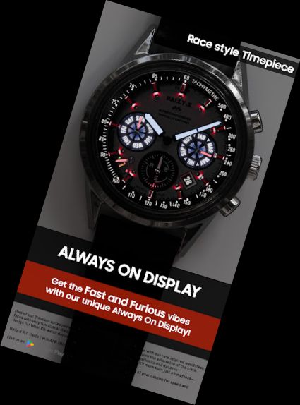 Rally-X R.T. Delta watch face