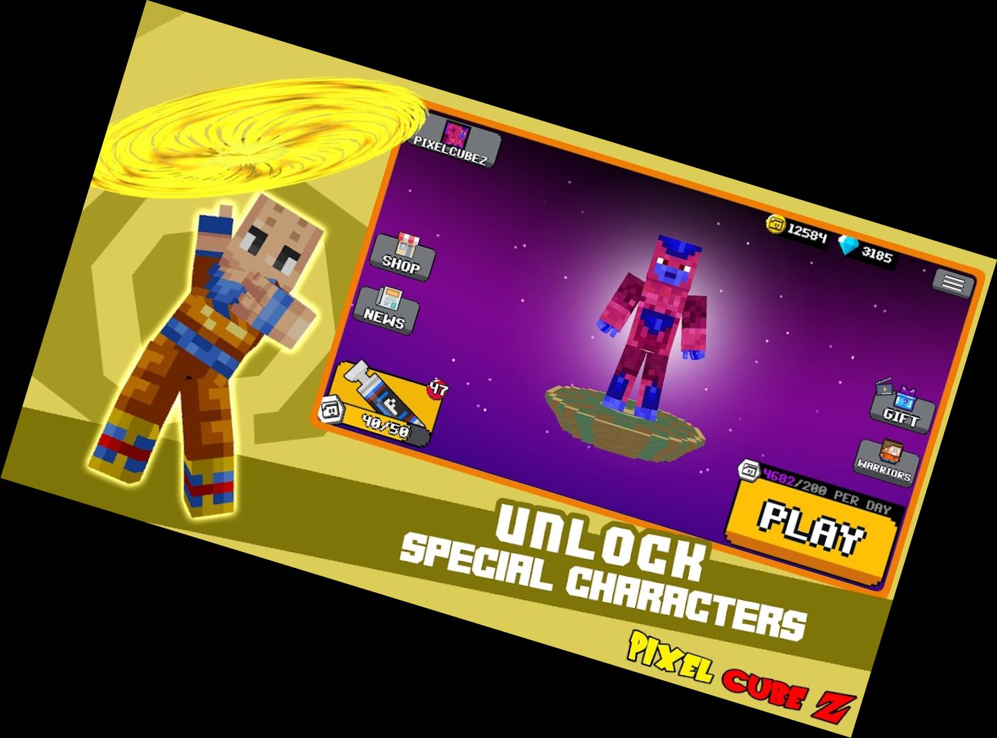 Піксельні Куби Z: С