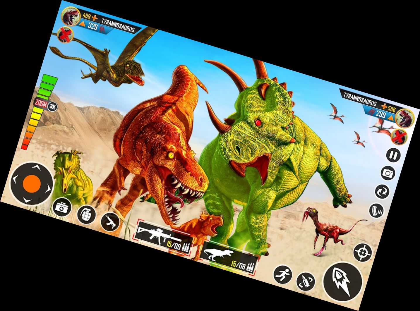 Juego de Caza de Dinosaurios Salv