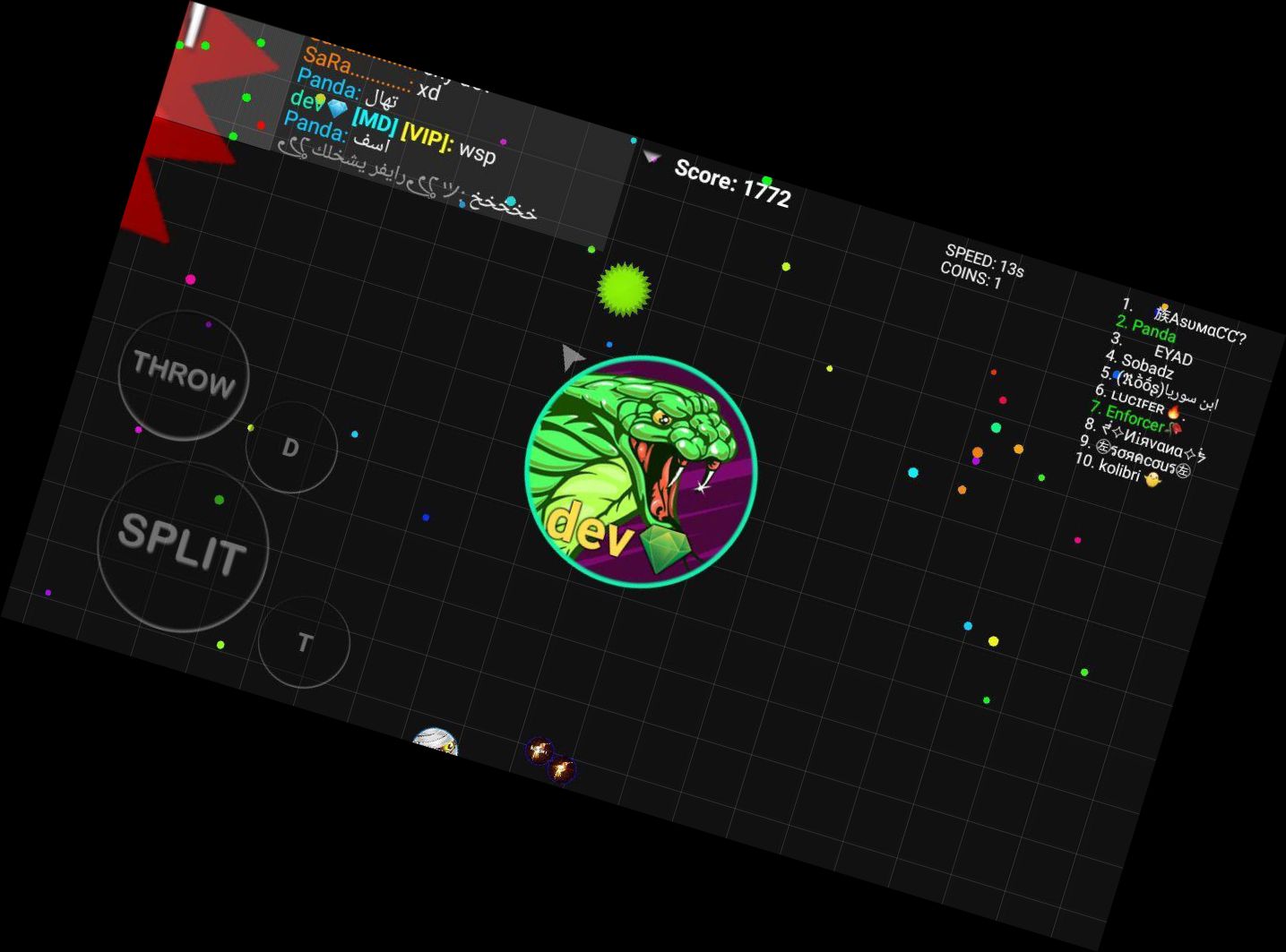 Капля.io - Многопользовательские io