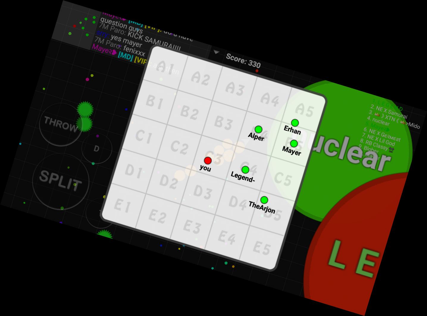 Капля.io - Многопользовательские io
